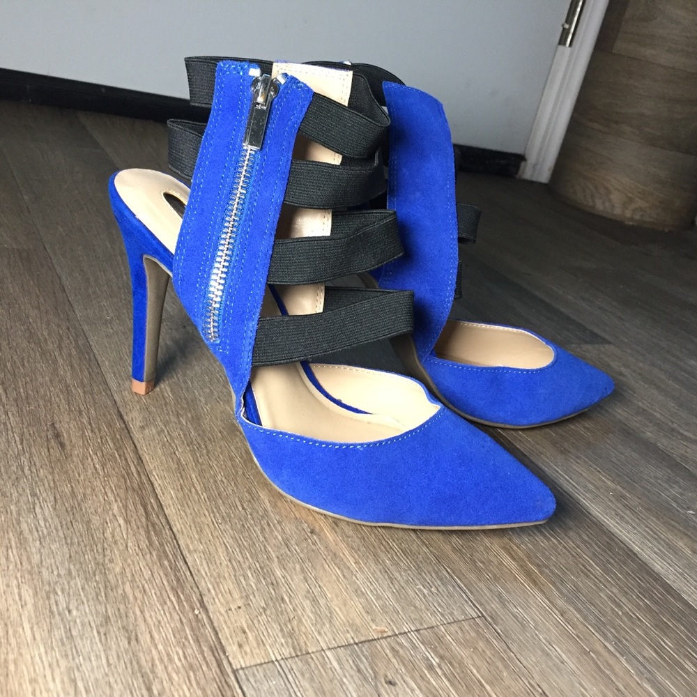 Blue heels